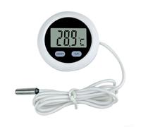 Digital Aquariums Thermometers LED Display Electronic Fish Tanks Water Temperature Measurement Control Gauges Digital Aquarium Large LCD Display High Accuracy Water Temperature Monitor