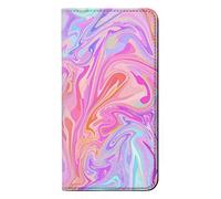 Digital Art Colorful Liquid PU Leather Flip Case Cover For Sony Xperia 10 II