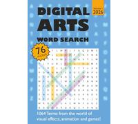 Digital Arts Word Search Volume 1 - 2026: 1064 Industry terms, 76 word puzzles to learn about visual effects, animation and games, activity book for teens and adults (Momo Blue Puzzles)
