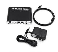 Digital Audio Decoder 5.1CH DTS Digital to Analog Converter AC3 Decoder Optical Coax Decoder for Home Concert Hall Theater with Host USB+Fiber Optic