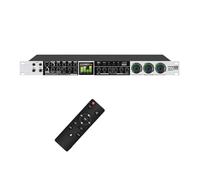 Digital Audio Effect Processor Karaoke Bluetooth Professional KTV Pre-effector Sound Audio Echo Effect System Audio Processor(Black)