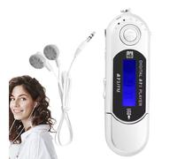 Digital Audio Player, Portable MP3 Radio with Battery Player, USB Car Player with LCD Screen for Travel, Home, Camping, Outdoor Sports