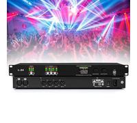 Digital Audio Processor, 32-bit Karaoke Unit with 16 Pre-stored Modes, PC Interface, Howling Prevention, DSP Sound Equipment for Home and Stage Use