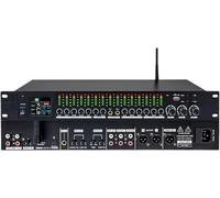 Digital Audio Processor, Stereo Graphic Equalizer, Anti-Howling Audio Processor with Microphone Interface, Intelligent Anti-Feedback Control for Concerts
