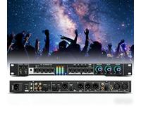 Digital Audio Processor with Feedback Suppressor, Anti-Howling DSP Reverb, Bluetooth MP3 Player USB, Multi-Channel Microphone Mixer with Vocal Effects