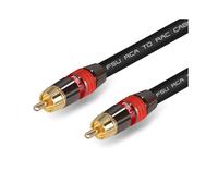 Digital Audio RCA Cable Premium Stereo RCA to RCA Coaxial SPDIF Cable Male Speaker Hifi Subwoofer Cable AV 0.5M