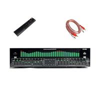 Digital Audio Stereo Graphic Equalizer, 31-Band EQ, Digital Audio Processor with 12 Modes and Automatic Noise Reduction for Stage Performance