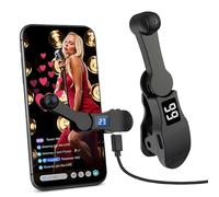 Digital Auto Screen Clicker USB Clip-on Clicker for Smart Phone App (Black)