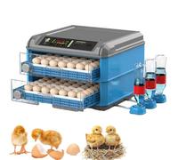 Digital Automatic Egg Incubator 24-300 Eggs Auto Turn Humidity Control Poultry Hatcher For Chicken Duck Quail High Hatch Rate For Small Farms Backyard Coops(120)