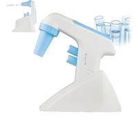 Digital Automatic Pipettor with LCD Display, Adjustable Lab Pipettes, 8-Level Speed, Weight Drainage & Electric Mode, Anti-Back-Sucking for Experiments and Labs