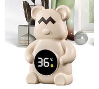 Digital Baby Bath Temp Monitor, Room Temperature Monitor, Bear Shape Floating Toy Bathtub Meter for Hot Spring Shower Swimming Lake Indoor Pool Spa Outdoor Family Home