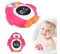 Digital Baby Bath Thermometer - High-Precision Water Temperature Measurement, Newborn Floating Toy With LED, Room Thermometer