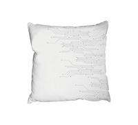digital background with technology circuit board (Outdoor Cushion) Benjamin Tate Design Multi One Size