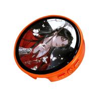 Digital Badge: 1 inch Pixel HD Badge | Digital Touchscreen Badges - Mini Rechargeable App Controlled Display 500mAh Type C Battery Supports Video Photos Ideal for Use in Cosp