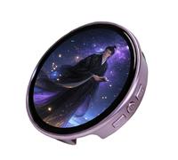 Digital Badge - 500 mAh Smart Pin | Digital Badge Photo Video Screen with App Control, 1.85 Inch HD Touchscreen Pixel Button for Cosplay, 1 Piece, DIY Display, Se référer au descriptif, refer to the