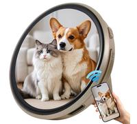 Digital Badge - Dynamic Anime, Keychain Accessory, Rechargeable Digital Photo Video Screen, Animation, , 32 g for Office Gift Fan Cosplay