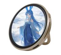 Digital Badge, E Pin/Botton/Badge with 1.7-inch HD Display Screen, Electronic Button Badges with Bluetooth 6.0 for Videos & Photos, Customizable Anime Style Badges, Valentine/Cosplay/Concert Gifts