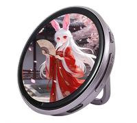 Digital Badge, E Pin/Botton/Badge with 1.7-inch HD Display Screen, Electronic Button Badges with Bluetooth 6.0 for Videos & Photos, Customizable Anime Style Badges, Valentine/Cosplay/Concert Gifts