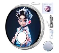 Digital Badge | HD Touchscreen Rechargeable Portable Dynamic | Intelligent Electronic Badge | for Children Adults Comic Convention ACG Festival Cosplay Event