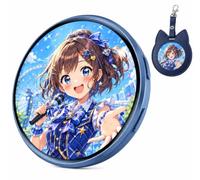 Digital Badge, Ita Bag Digital Pin Badge Accessories, Anime Convention Essentials with Smart Display and Bluetooth, Kpop Concert Gear, Gaming Setup Decor