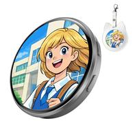 Digital Badge, Ita Bag Digital Pin Badge Accessories, Anime Convention Essentials with Smart Display and Bluetooth, Kpop Concert Gear, Gaming Setup Decor, Personalised Tech Gifts for Teens, Girls, Boy