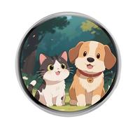 Digital Badge - Magnetic Touch Screen Photo Display Photo Decor, Anime Photo 4.2 cm | Nurse Employee Office Service Meeting Birthday, Se référer au descriptif, ABS+Metal
