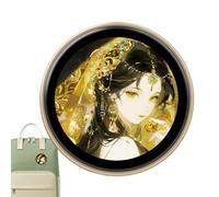 Digital Badge Photo Video - 1.85 Inch HD Display, Electronic Pixel Button Badge, Smartphone-Controlled Custom Animation, Fun Tabletop Gadget for Home Office Cosplay and Cartoon Fans, Refer to