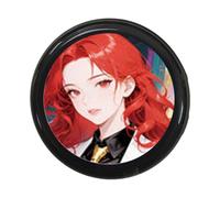 Digital Badge Pin - 1.7-Inch HD Pixel Screen | Electronic Name Tag Brooch 600mAh Rechargeable Battery 18H Display Time for Fans Concert, Holiday Party, Lightweight Portable LED Display