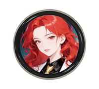 Digital Badge Pin 1.7inch HD Display Name Clip Pendant