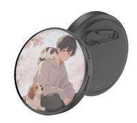 Digital Badge Pin IPS Touchscreen Wearable Smart