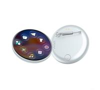Digital Badge Pin, Smart Wireless Anime Digital Badges, Dynamic Display With 30-Hour Battery Life, for Anime/Star/Football Team Fans B-adge