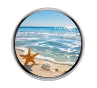 Digital Badge Pin - Visual Identity Mark, Circular Frame Module, Wearable Media Tool | Custom Image Equipment, Business Branding Component for Workplace Fan Event Birthday Party Social Club