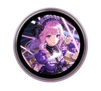 Digital Badge With 1.85" HD Touchscreen - Wearable Electronic Video Button For Cosplay & Events, Custom GIF & Photo Display With Desktop Stand, Interactive Pixel Badge For Fans And Anime Lovers | USB