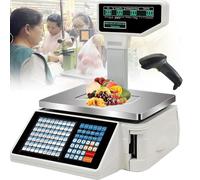 Digital Barcode Weighing Scale with Back and Front Dual Display for Supermarket, Price Computing Functionality