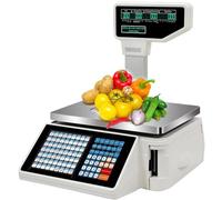 Digital Barcode Weighing Scales with Dual Display and Shortcut Keys for Retail and Warehouse Operations