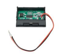 Digital Battery Meter for Motorcycles and Cars Displays Voltage from 12V to 72V with Health Indicator Function (Red)