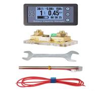 Digital Battery Tester 8-120V With Shunt 100A To 500A Ammeter Voltmeter Power Meter Real-Time Current Capacity Monitor For Engineers And Enthusiasts(100A)