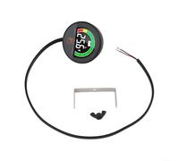 Digital Battery Voltage Meter 12V-72V with LCD Display, IP67 Waterproof Low Voltage Alarm for Golf Cart Car Motorcycle Acid Lithium Pack