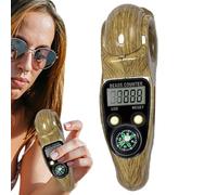 Digital Beads Counter, Buddha Beads Counter With Compass, Digital Prayer Counters, Electronic Rotating Prayer Bead Counters, Portable Bead Countere For Meditation, Relaxation, Buddhist Prayers