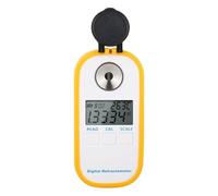 Digital Beer Refractometer, Dual Scale - Specific 1.000-1.130 Brix 0-50% Hydrometer Brewing SG Wort Wine Alcohol Meter for Content Testing