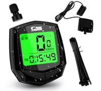 Digital Bicycle Computer, Speedometer, 14 Functions, IP54 Waterproof with Backlit Display, HD LCD Automatic Wired Odometer Bicycle