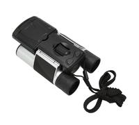 Digital Binocular Camera, Support Memory Card 2.0 Inch LCD 600mAh Rechargeable Battery 8X Zoom 2.5K Video 10x Magnification Digital Binocular for Concert (Silver Black)