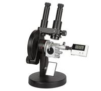 Digital Binocular Refractometer, Portable Design, Measurement Range 1.3000-1.7000nD, 0.0003 Accuracy, Includes Thermometer, Ideal for Sugar, Beverage, Petroleum