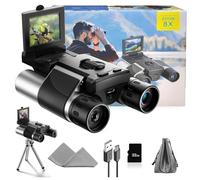 Digital Binoculars with Camera - 8X Digital Zoom, 2" LCD Display 40MP Camera 2.5K Videos Ideal for Concerts, Bird Watching, and Outdoor Adventures with 32GB SD Card - S554