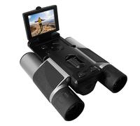 Digital Binoculars with Camera Built in，2" IPS LCD Screen，40MP Camera 2.5K HD Video & Photo，10X25mm Binocular，8X Digital Zoom Telescope，for Bird Watching Starlight Night Vision， Type-C & 32G，Silver