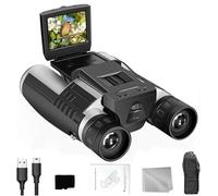 Digital Binoculars with Camera for Adult, 2.4" LCD Display 48MP Camera 2.5K Videos 10X Digital Zoom Ideal for Concerts, Bird Watching, and Outdoor Adventures with 32GB SD Card