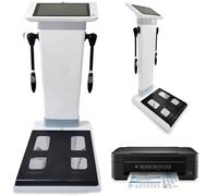Digital Body Analyzer Scale with Touch Display, Measures Body Composition Metrics, Voice Prompts for Home and Commercial Use