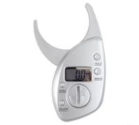 Digital Body Fat Caliper with LCD Display and ABS Plastic for Easy, Accurate, and Portable Skin Fold Testing