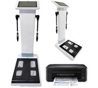 Digital Body Fat Scale with Blood Pressure Measurement - 10.1 inch HD Touch, Electronic Weight Scale, 40 Project Analysis, Historical Data Storage