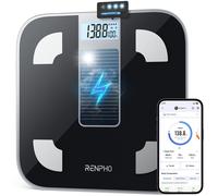 Digital Body Scale, Battery-Free Solar Power, Multi-User Support